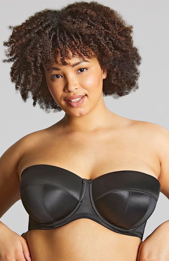 Panache Sculptresse Dana Balcony Strapless Bra (Black)
