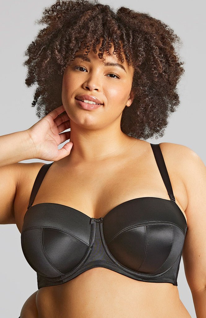 Panache Sculptresse Dana Balcony Strapless Bra (Black)