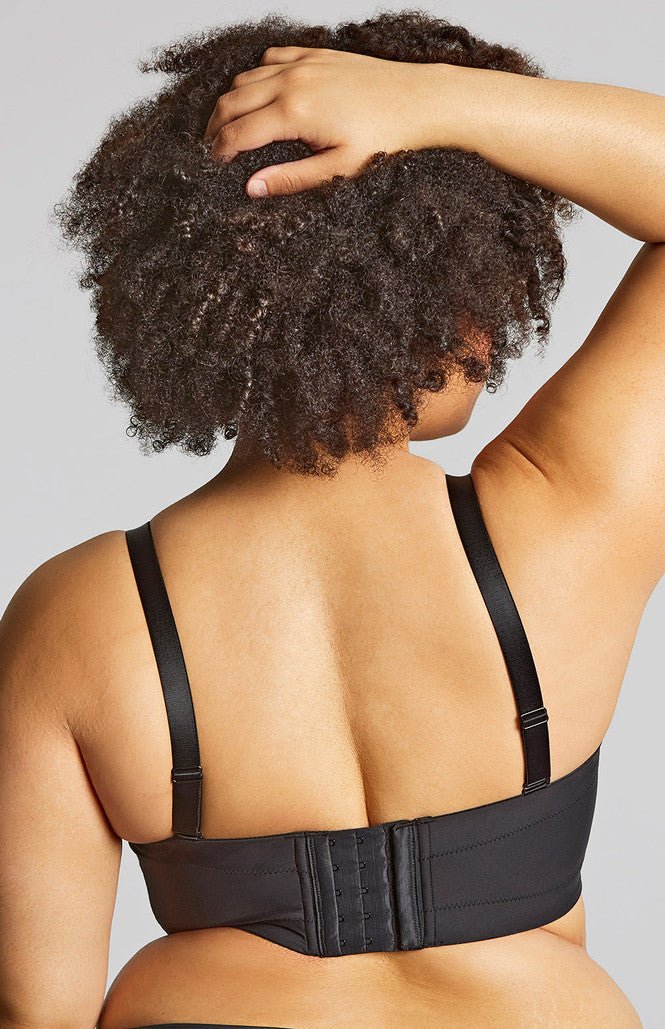 Panache Sculptresse Dana Balcony Strapless Bra (Black)