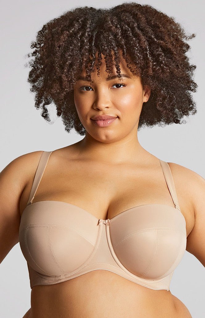 Panache Sculptresse Dana Balcony Strapless Bra (Linen)