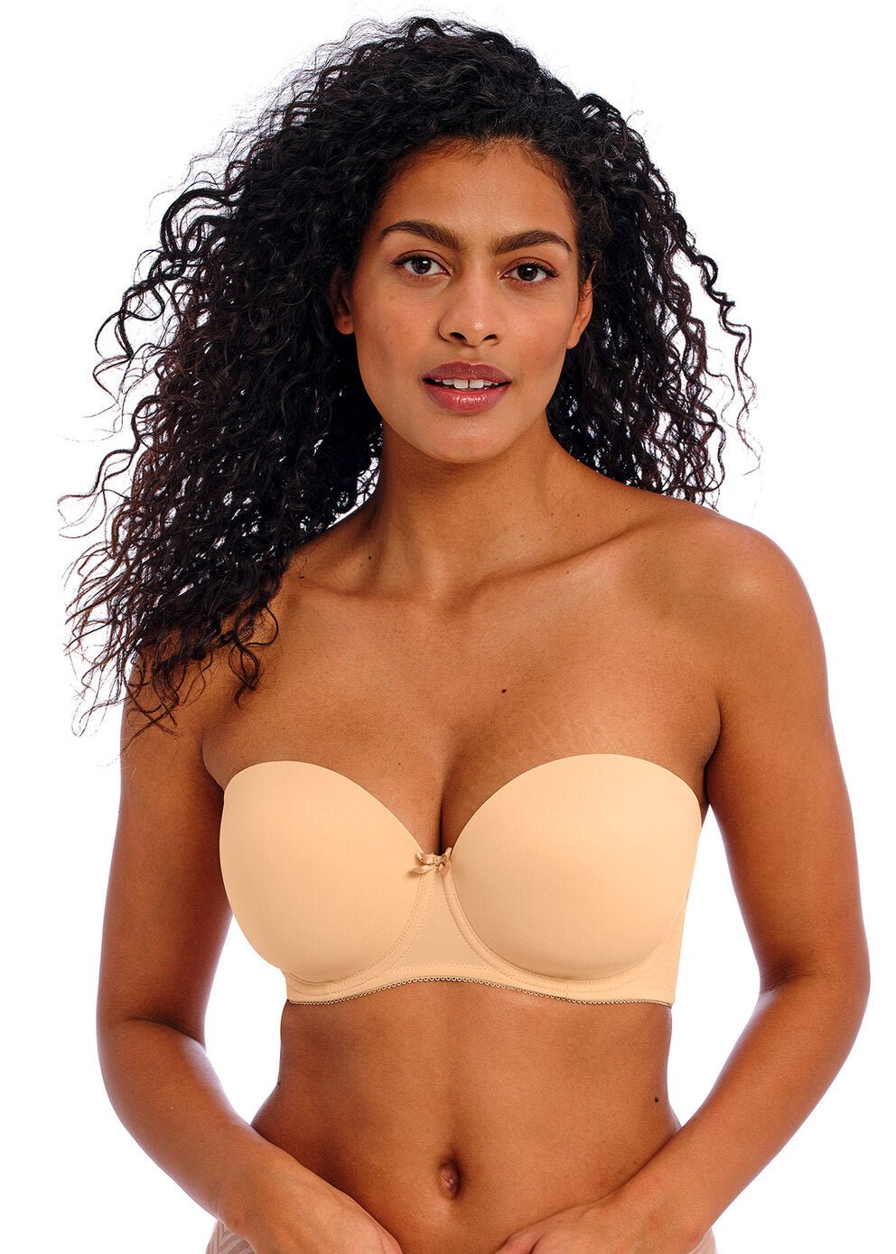 Freya Deco Moulded Strapless Bra - Nude