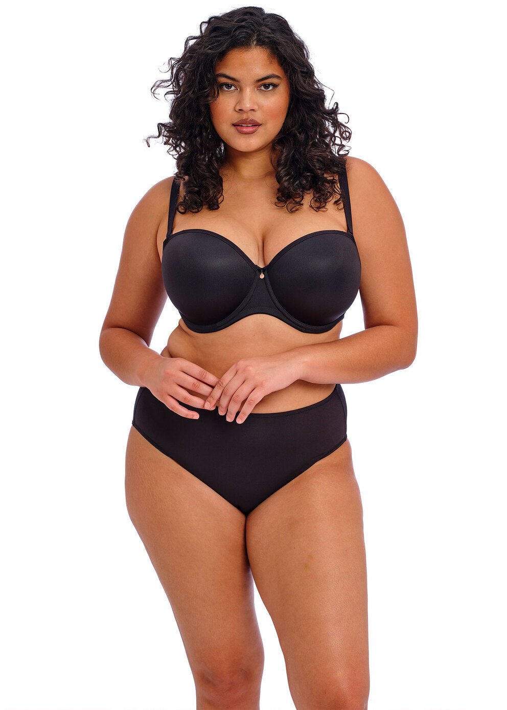 Elomi Moulded Strapless Bra - Black