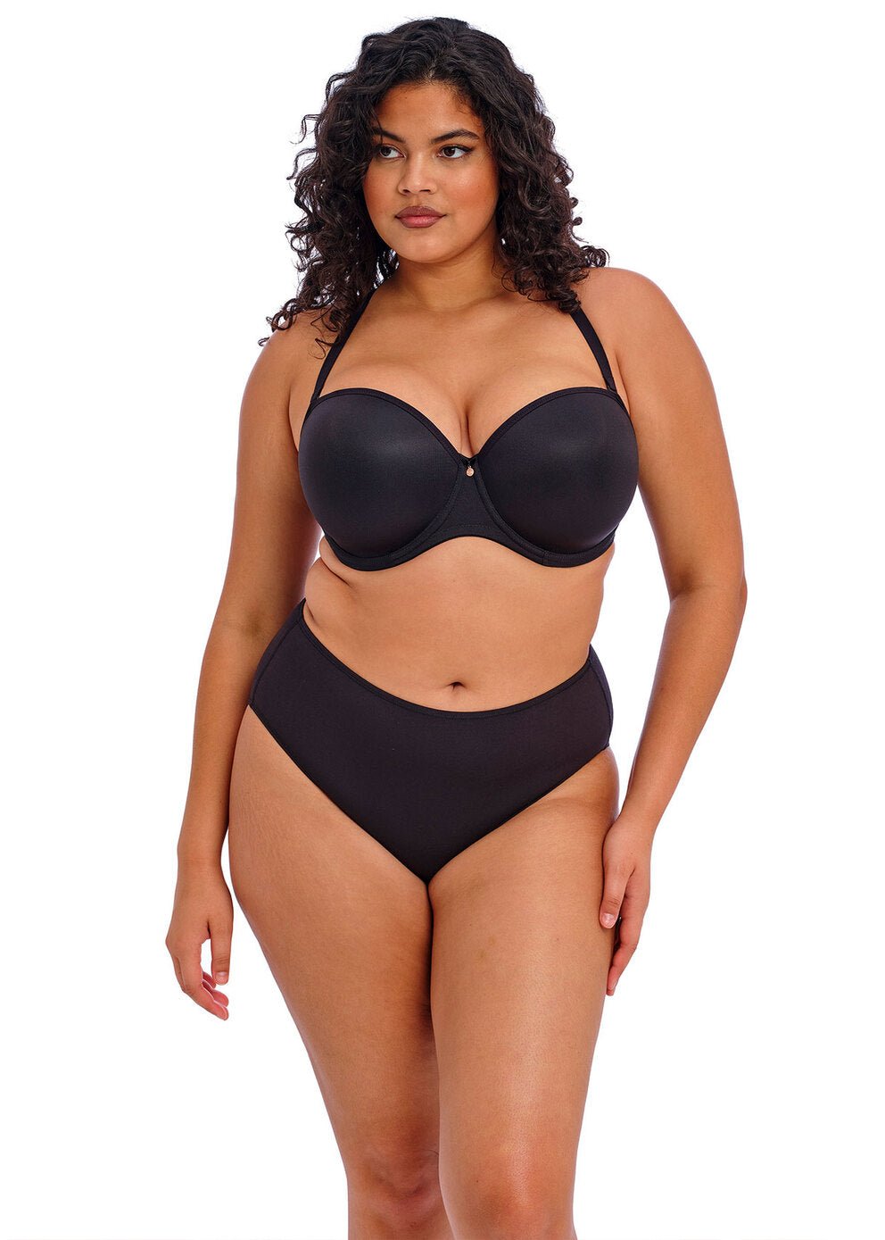 Elomi Moulded Strapless Bra - Black