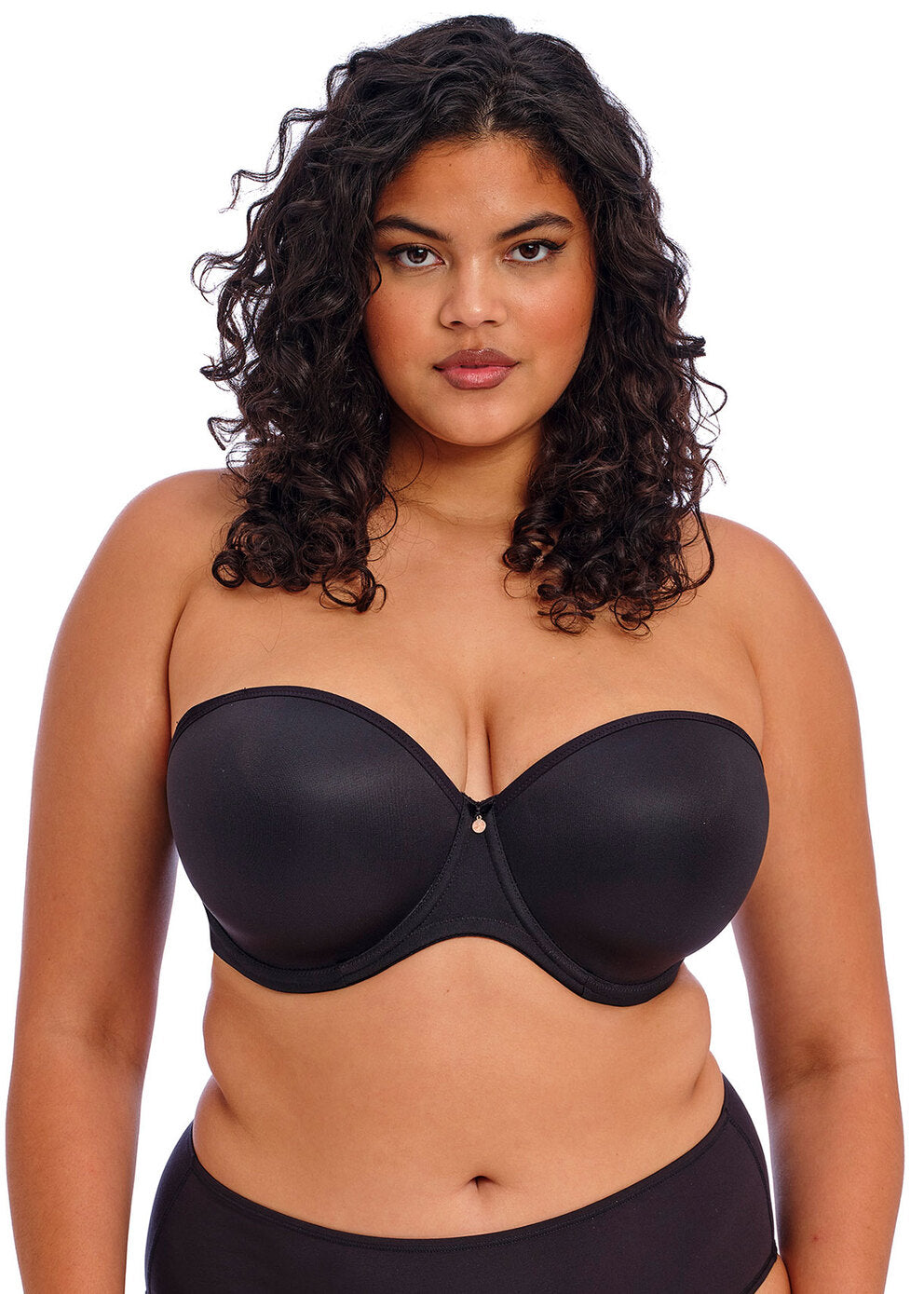 Elomi Moulded Strapless Bra - Black
