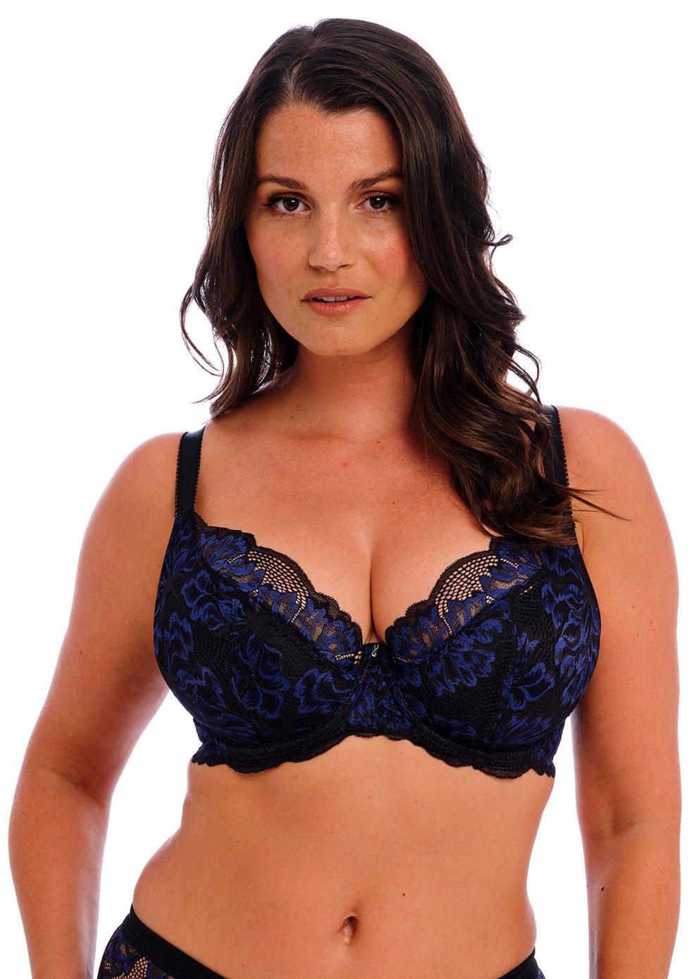 Fantasie Emmaline Padded Plunge Bra (Midnight)