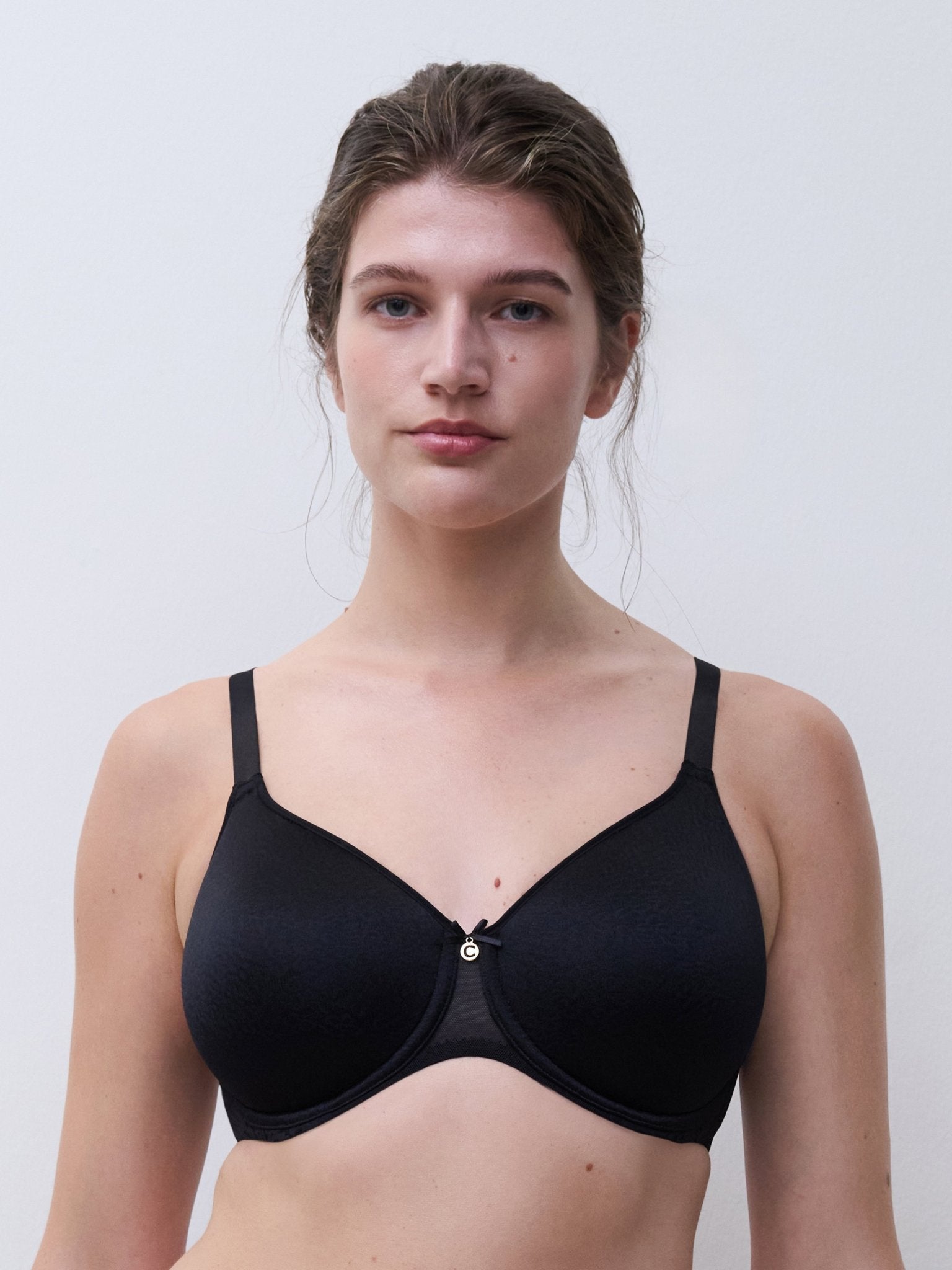 Chantelle Norah Full Coverage Spacer T-Shirt Bra - Black