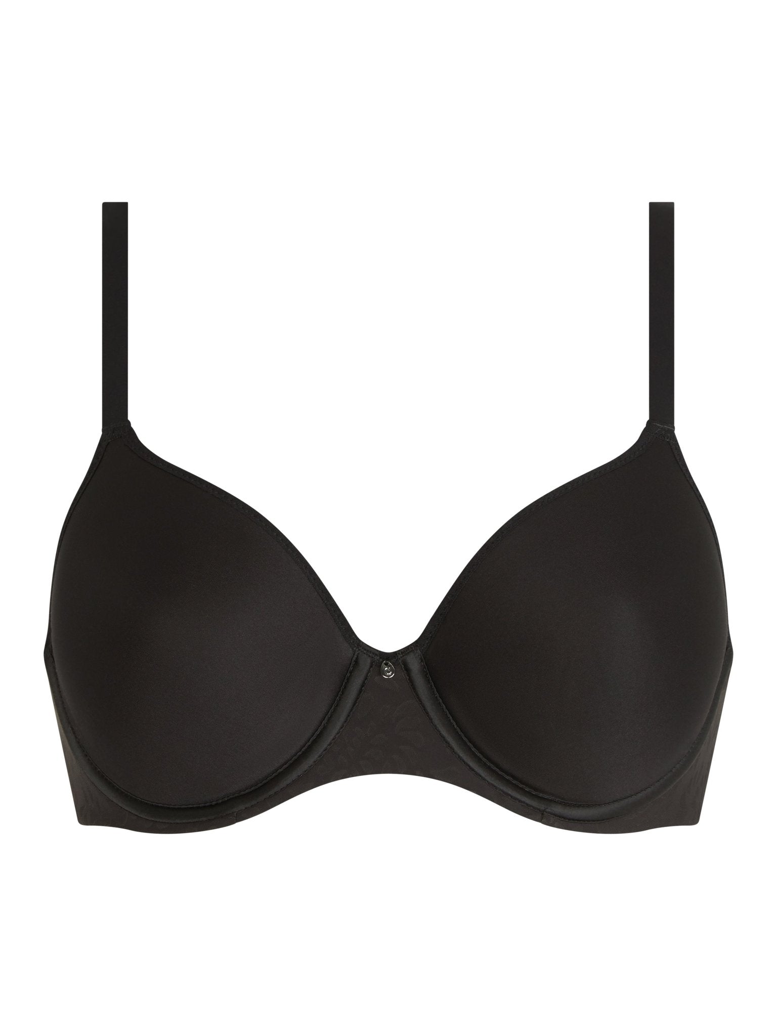 Chantelle Comfort Chic Back Smoothing T-Shirt Bra - Black