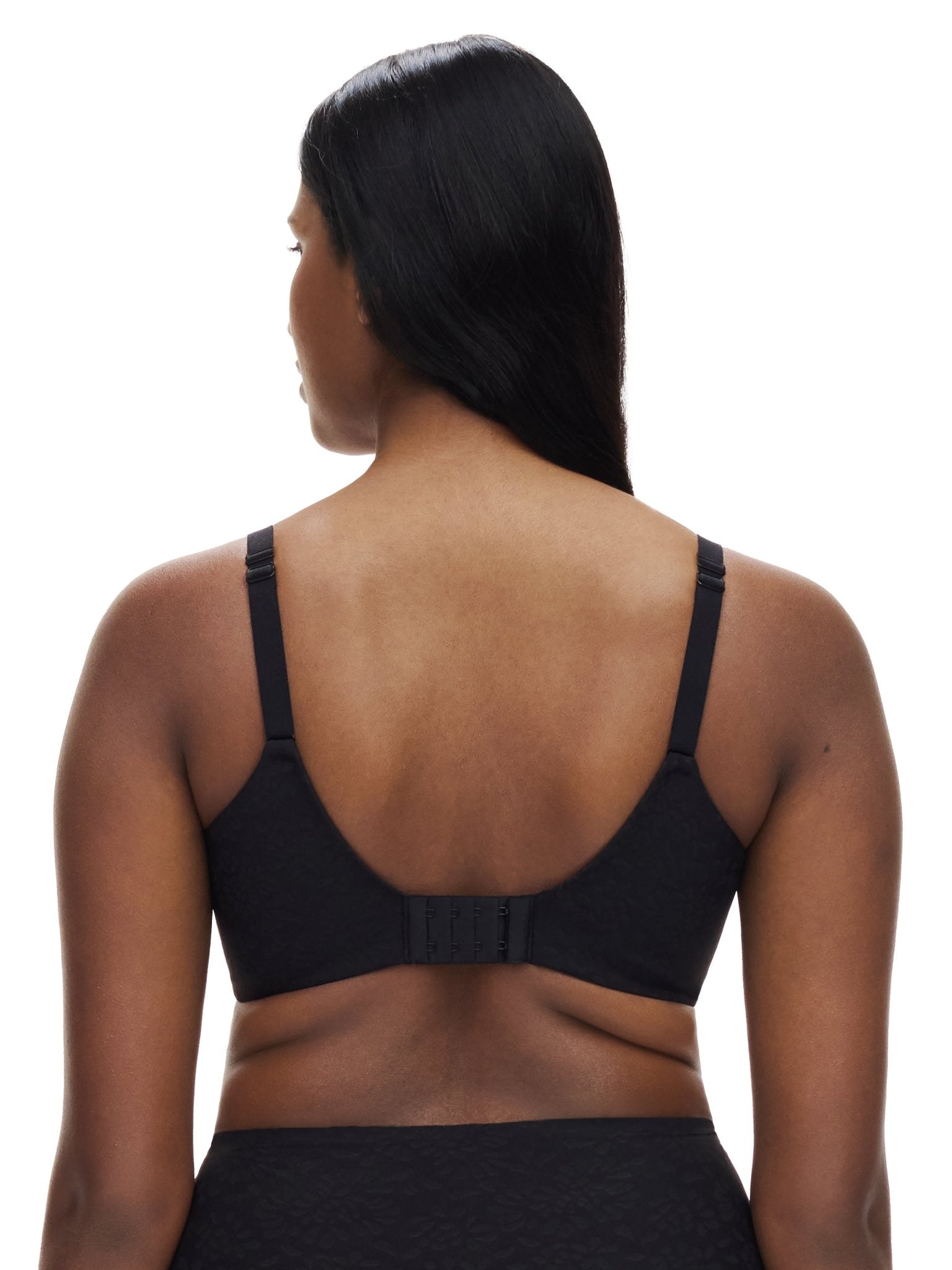Chantelle Comfort Chic Back Smoothing T-Shirt Bra - Black