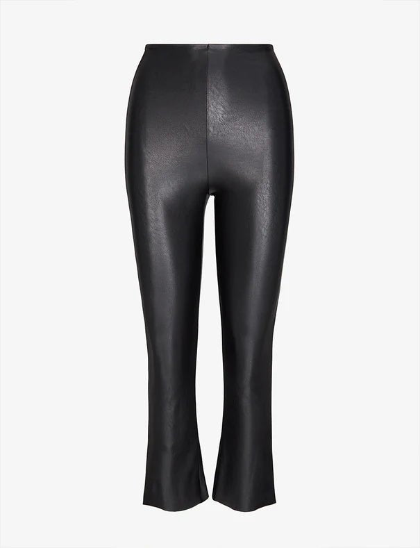 Commando Faux Leather Crop Flare Legging