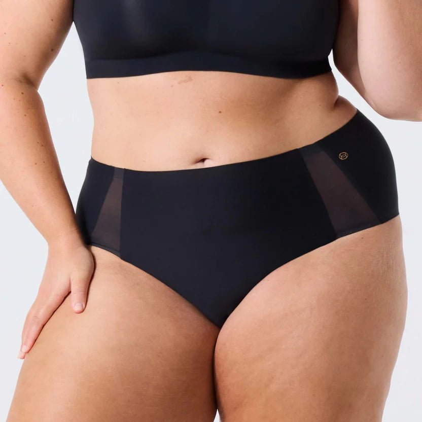 Evelyn & Bobbie High Waisted Retro Bikini - Mesh
