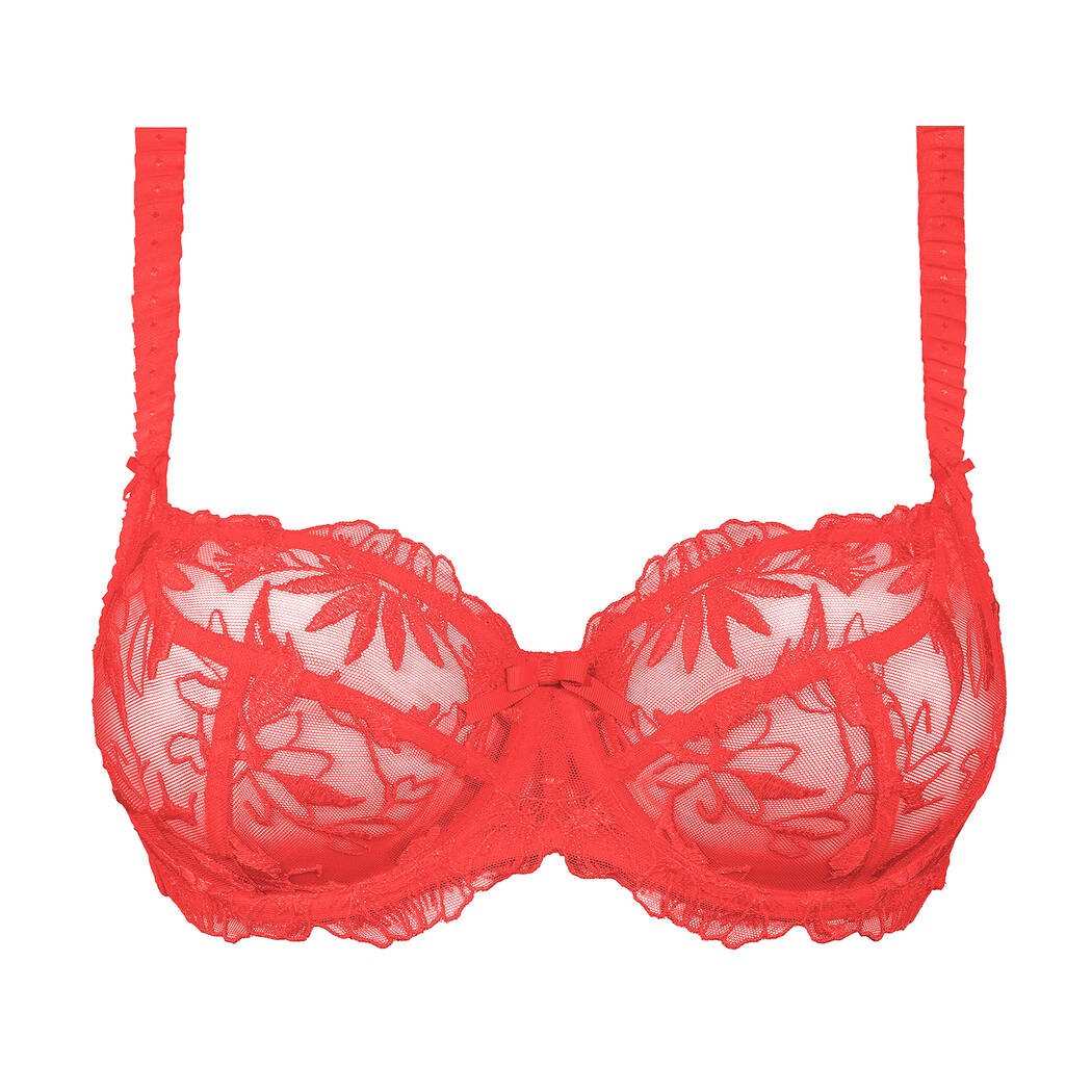 EMPREINTE Anouk Low Neck Bra-Coquelicot