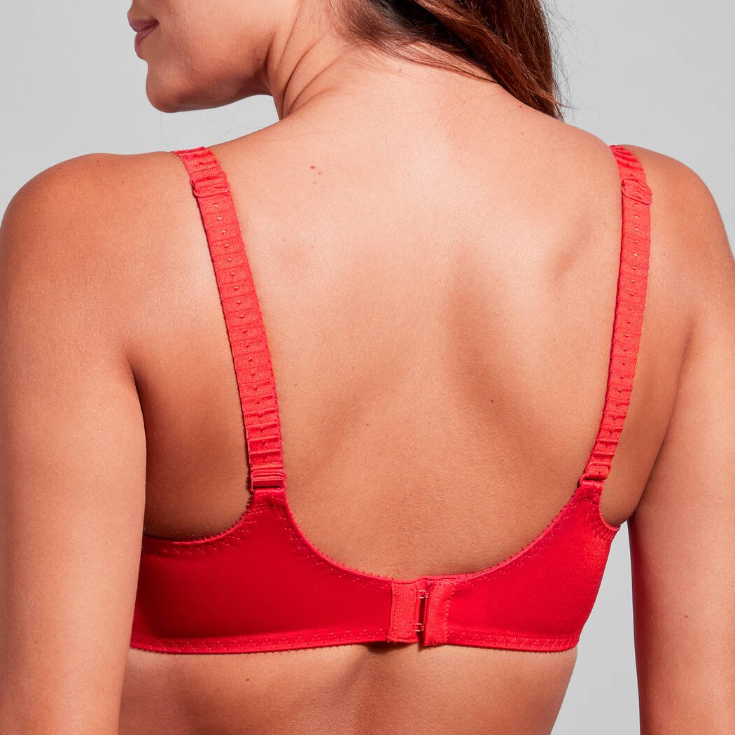 EMPREINTE Anouk Low Neck Bra-Coquelicot