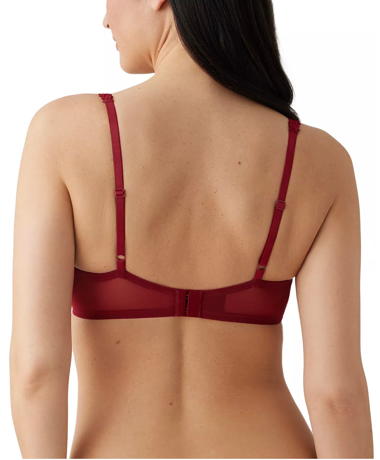 Wacoal Dramatic Interlude Underwire Bra - Deep Red