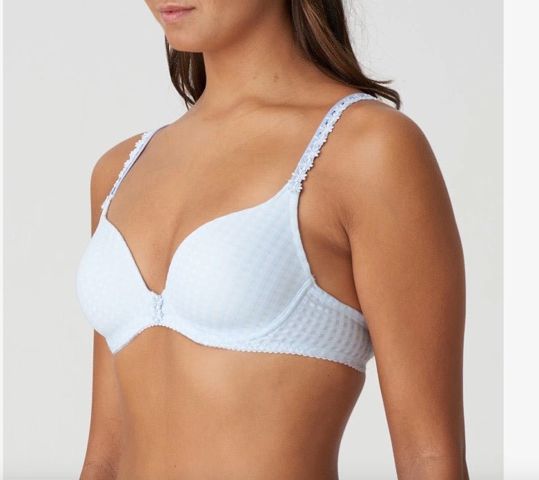 Marie Jo Avero Plunge Heart Shaped Padded Bra-Tiny Vichy