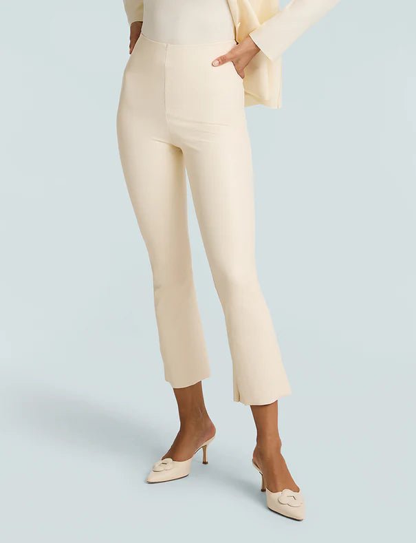 Commando Faux Leather Crop Flare Legging
