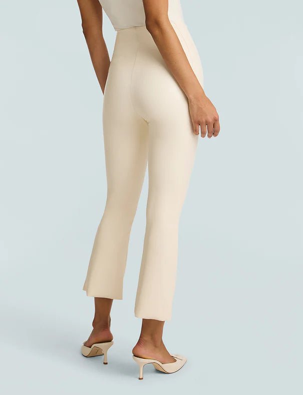 Commando Faux Leather Crop Flare Legging