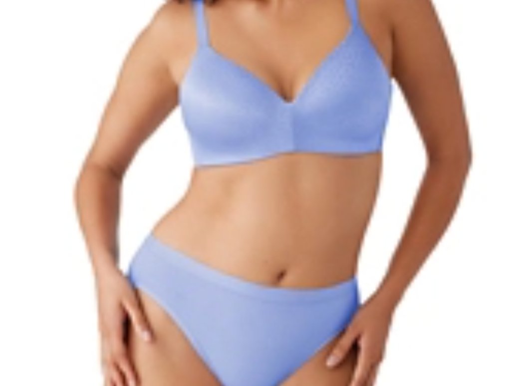 Wacoal Back Appeal Wire Free T-Shirt Bra - Blue Hydrangea