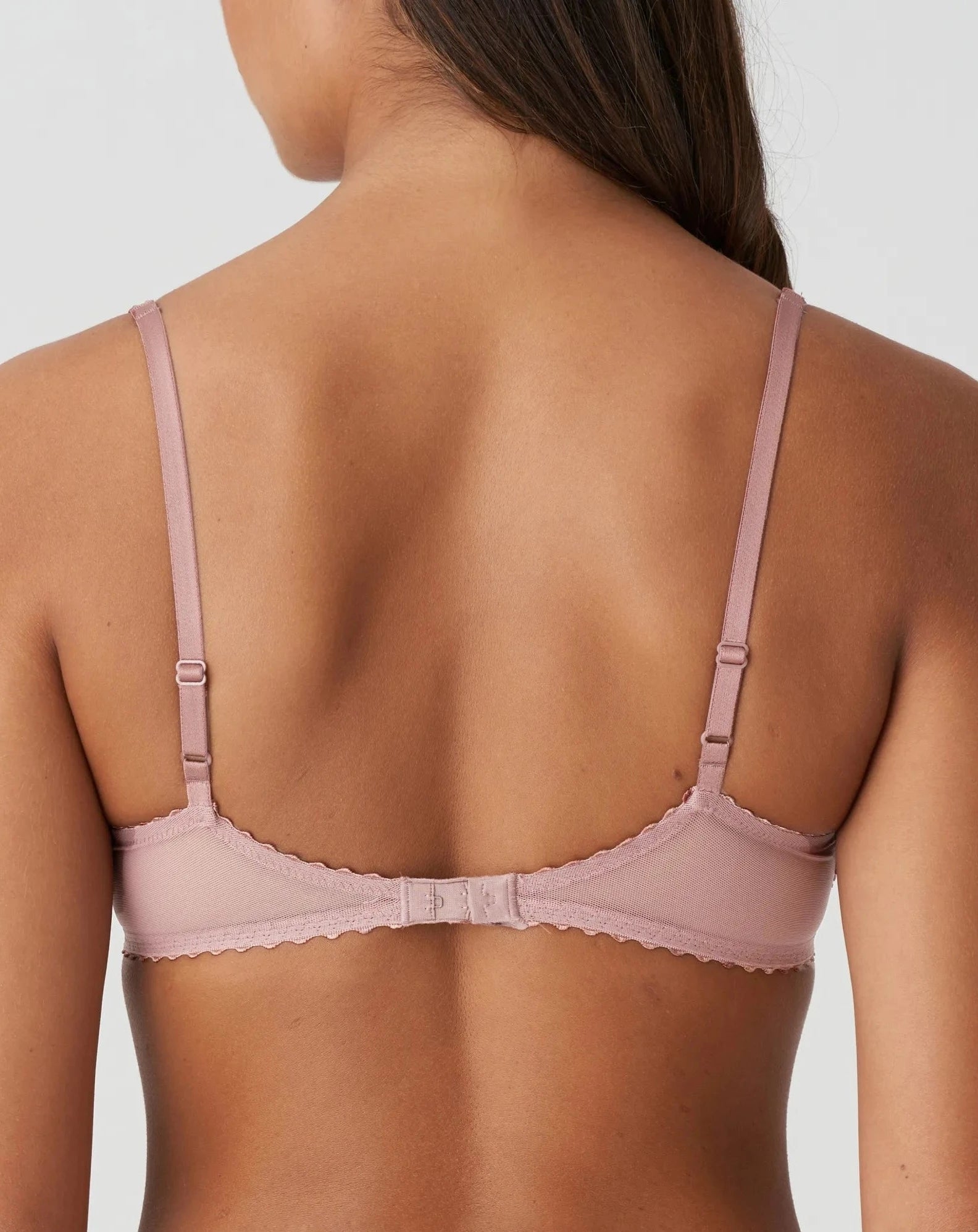 Marie Jo Jane Balcony Horizontal Seam Bra - Bois De Rose/ Amethyst