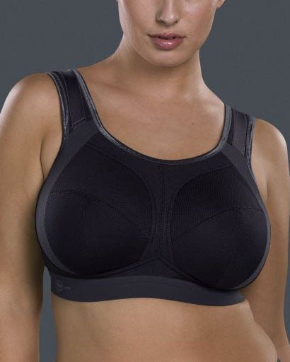 Anita Extreme Control Plus - Full Cup Sports Bra (Black/Anthracite)