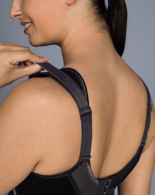Anita Extreme Control Plus - Full Cup Sports Bra (Black/Anthracite)