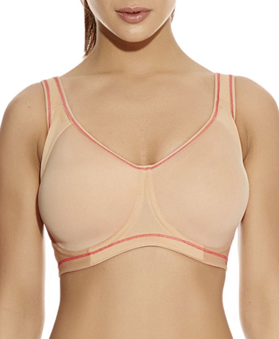 Freya Sonic Carbon Underwire Moulded Spacer Sports Bra - Nude