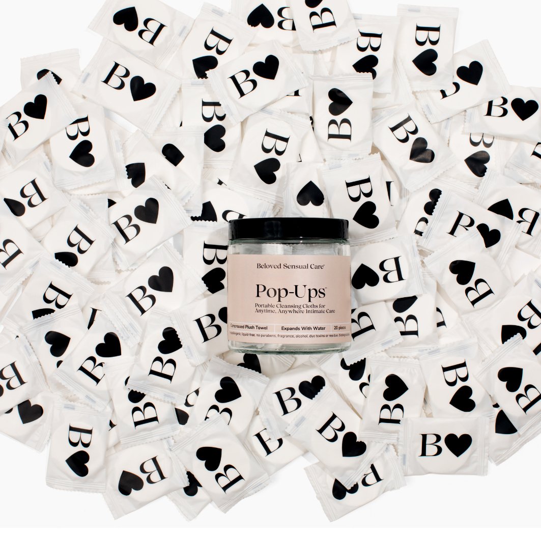 Beloved Pop-Ups: Portable Cleansing Cloths for Anytime, Anywhere Intimate Care