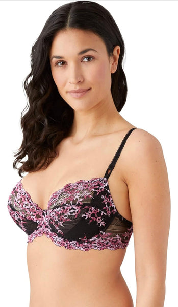 Wacoal Halo Lace Underwire Bra - Barbados Cherry - An Intimate Affaire