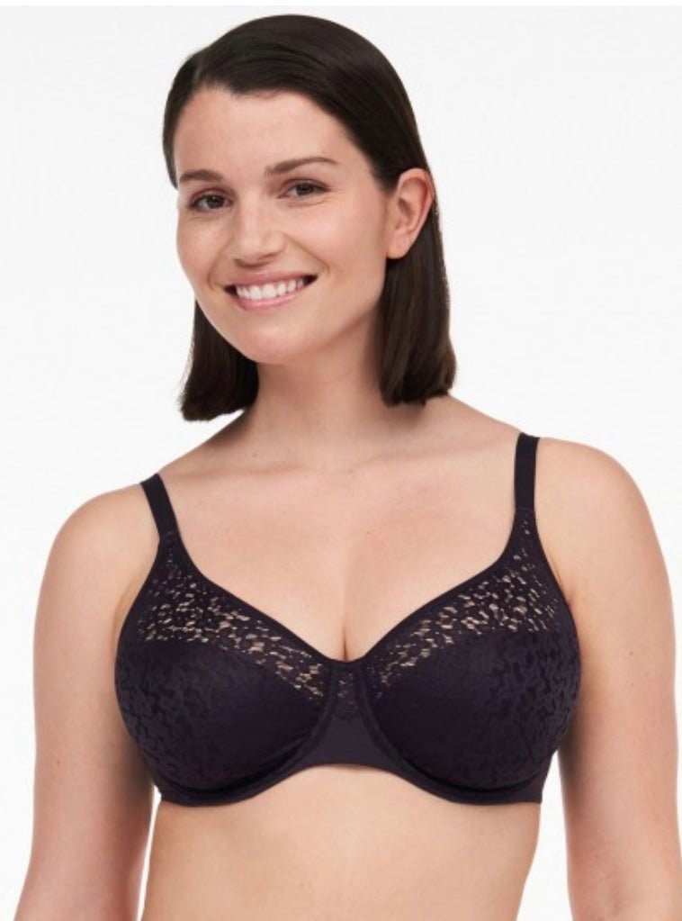 Chantelle Norah Full Coverage Unlined Bra-Navy