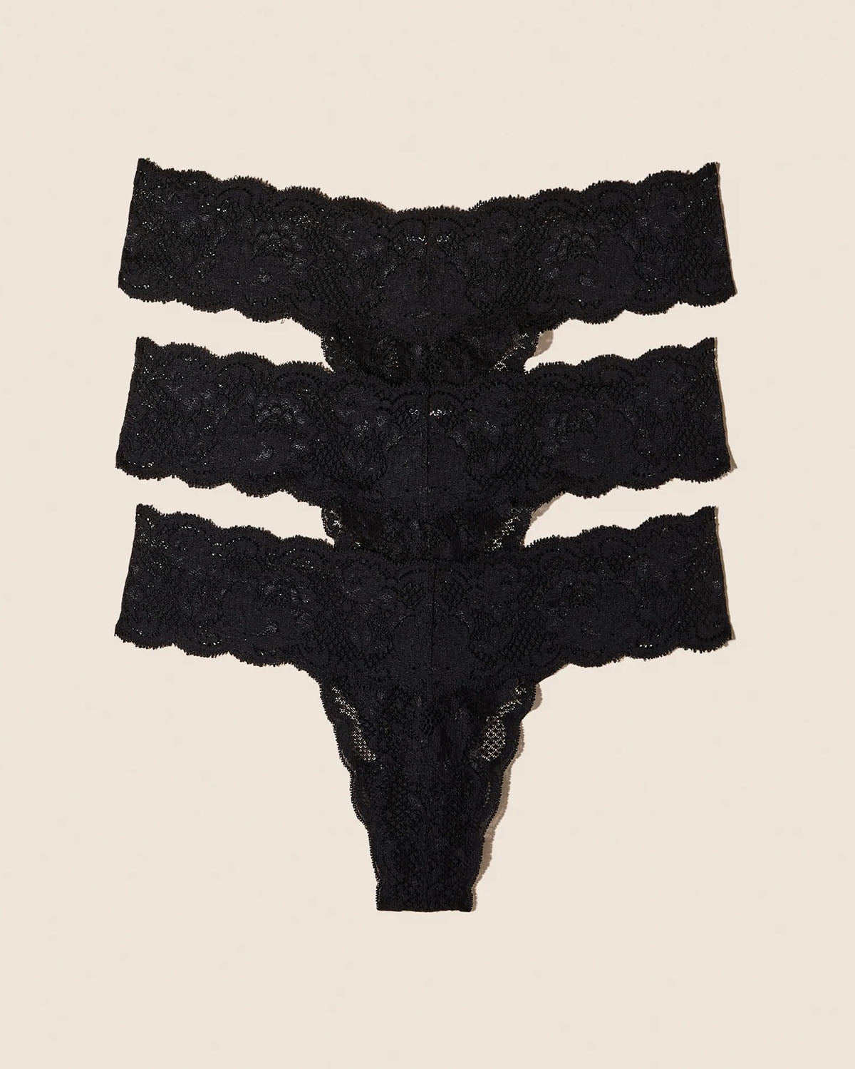 Cosabella Never Say Never Cutie Low Rise Thong 3 Pack