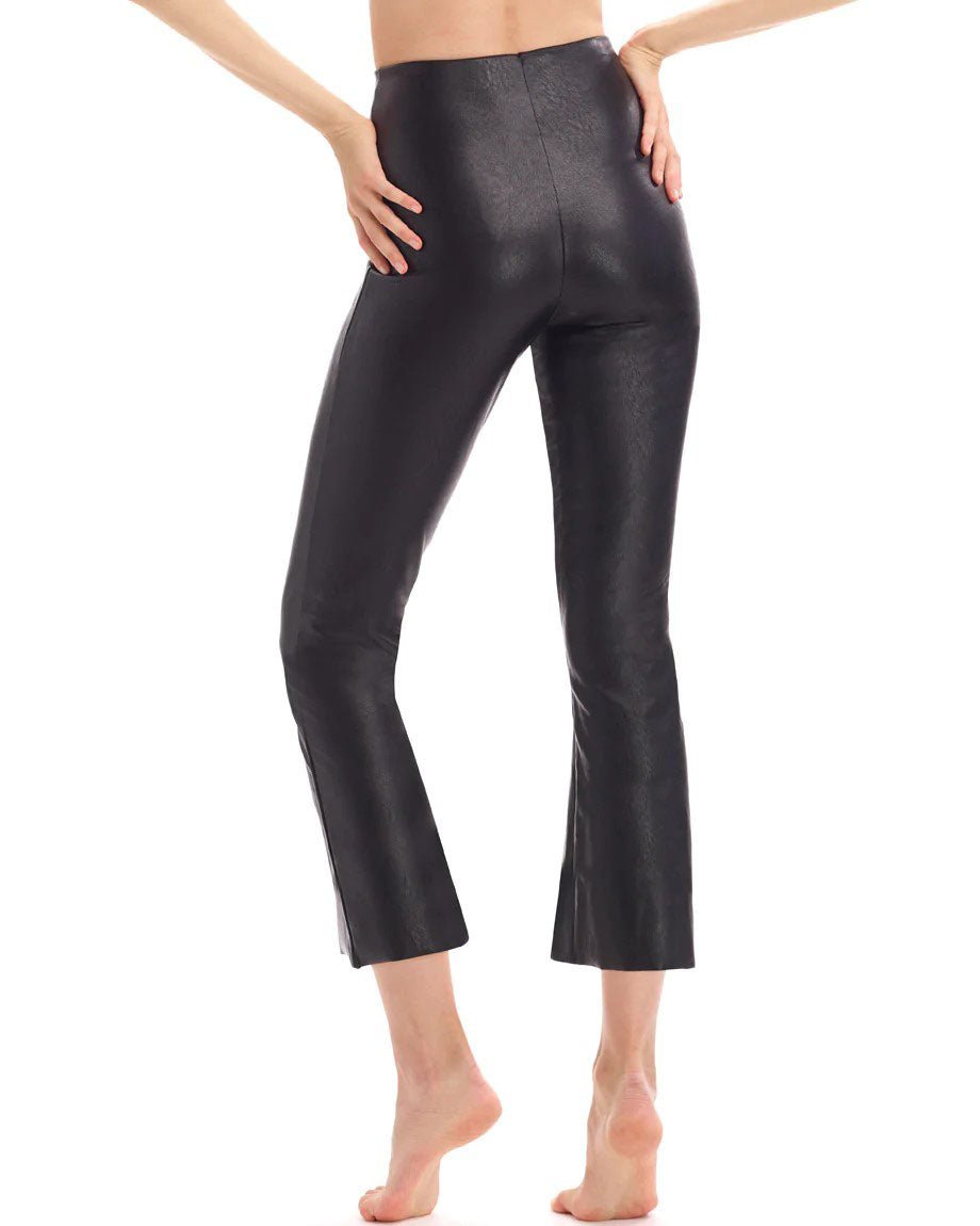 Commando Faux Leather Crop Flare Legging