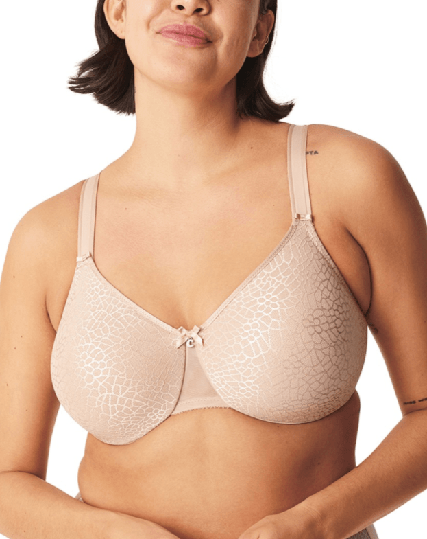 Chantelle C Magnifique Full Coverage Unlined Minimizer Bra - Black, Ultra Nude