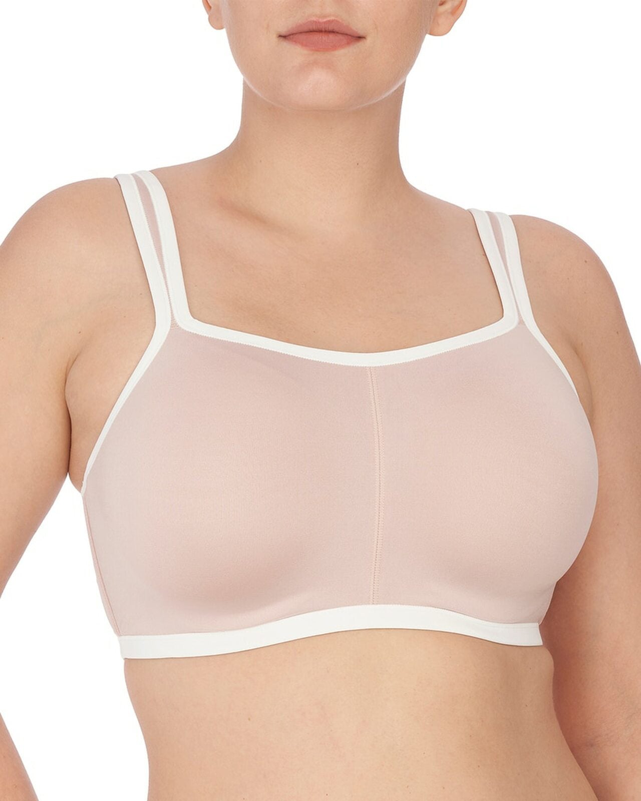 Natori Yogi Contour Covertible Sports Bra - Light Mocha / Light Ivory