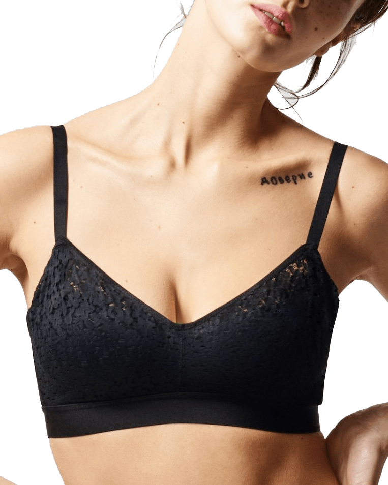 Chantelle Norah Comfort Supportive Wirefree Bra - Black