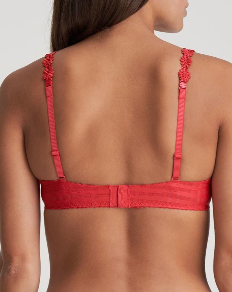 Marie Jo Avero Plunge Heart Shaped Padded Bra - Scarlet