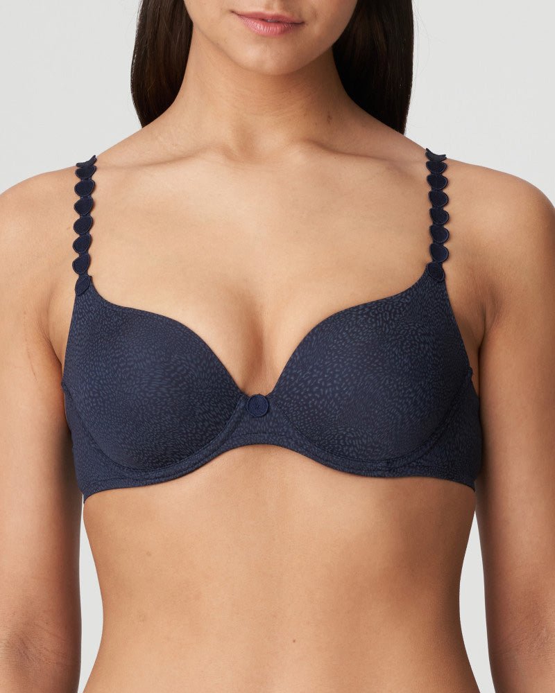 Marie Jo Tom Heart Shaped Padded Bra - Majestic Blue