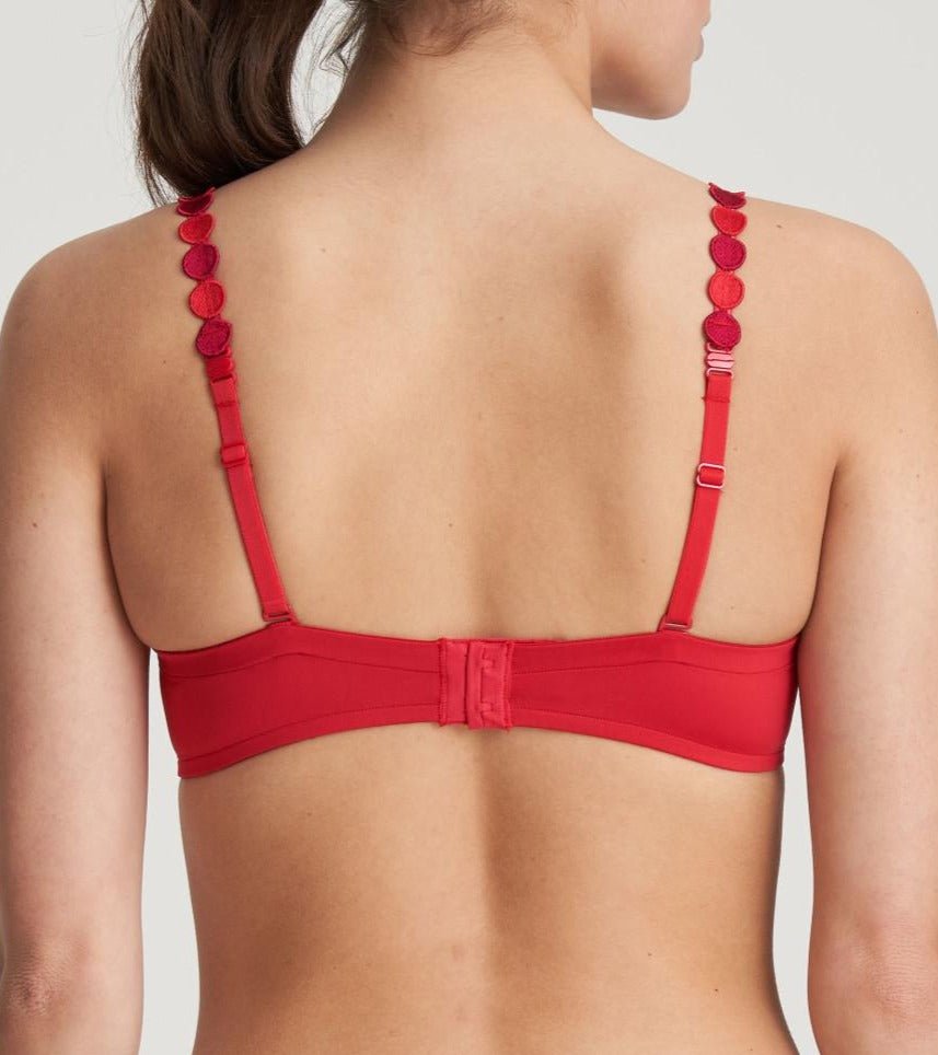 Marie Jo Tom Heart Shaped Padded Bra - Scarlet