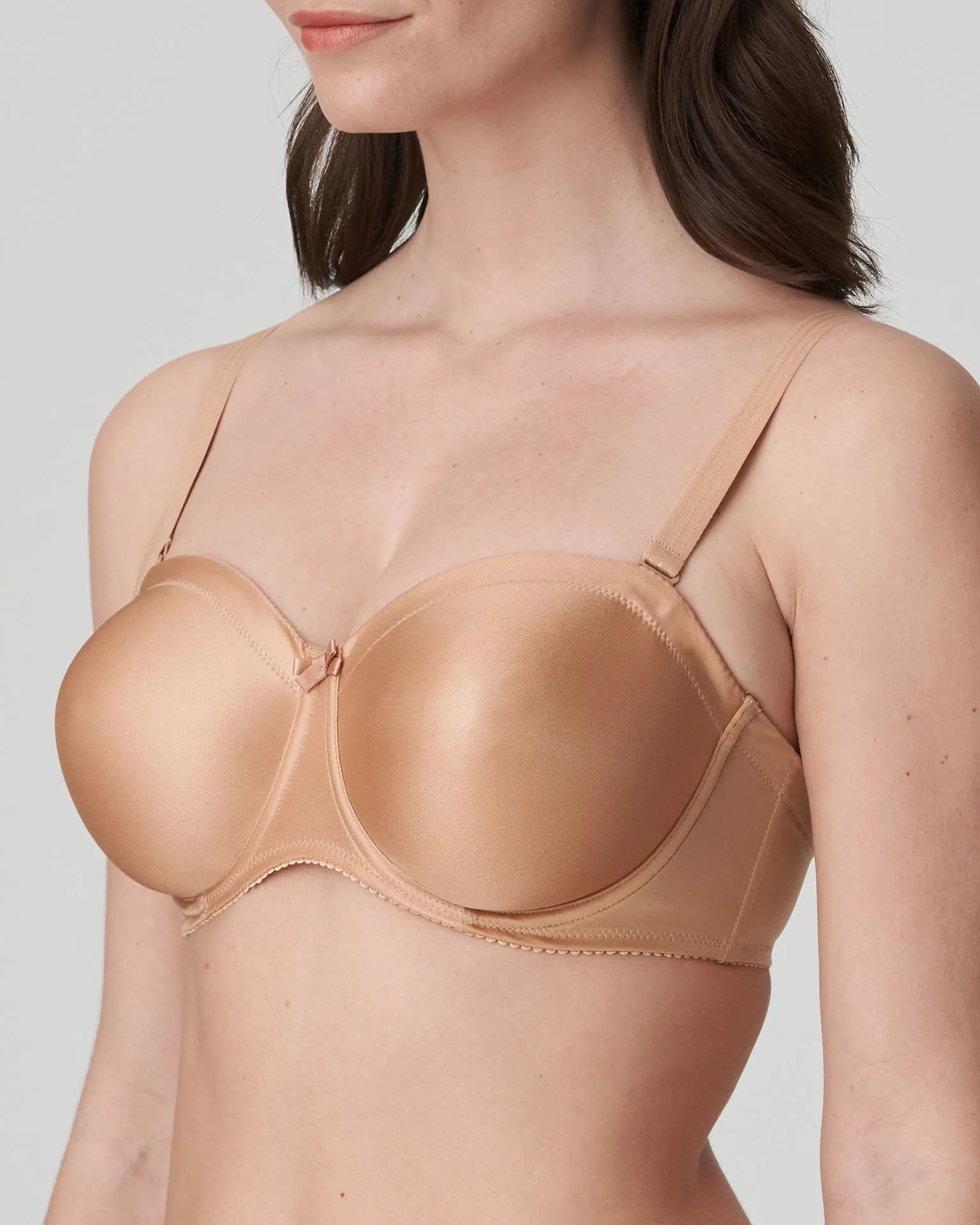 PrimaDonna Satin Strapless Non Padded Bra