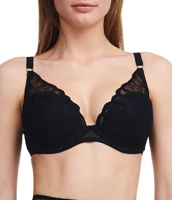 Chantelle Fleurs Lace Plunge Contour Bra