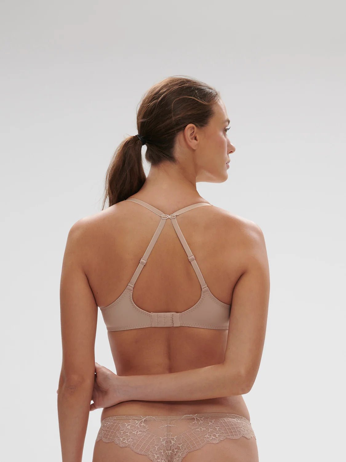Simone Perele Reve 3D Plunge Bra - Peau Rose