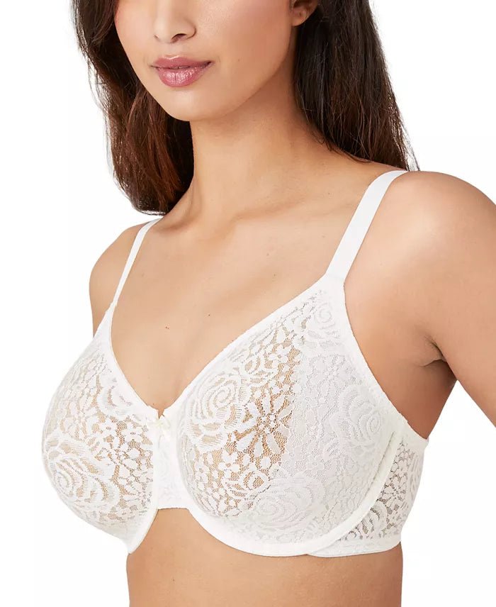 Wacoal Halo Lace Underwire Bra - Ivory