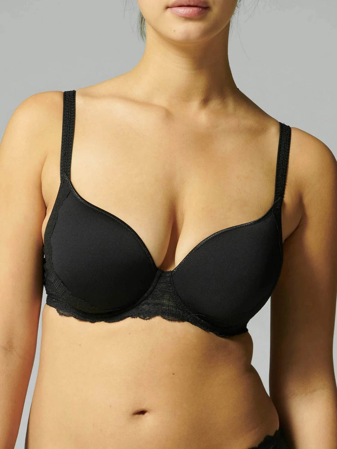 Simone Perele Reve 3D Plunge Bra - Black