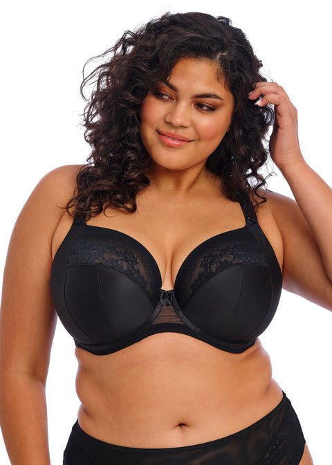 Elomi Nerina Stretch Plunge Bra - Black
