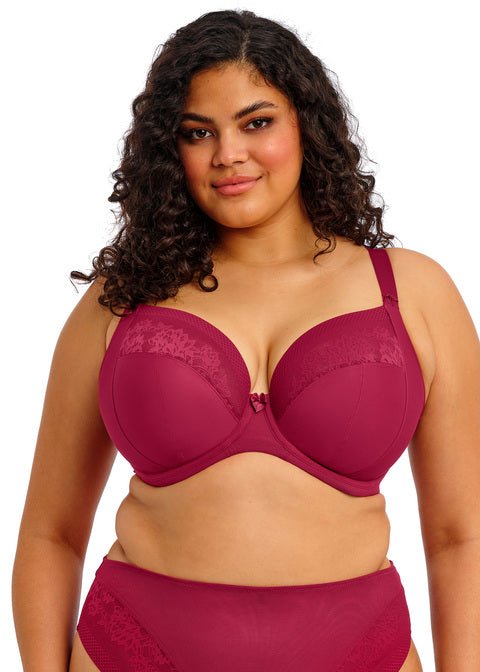 Elomi Nerina Stretch Plunge Bra - Rouge
