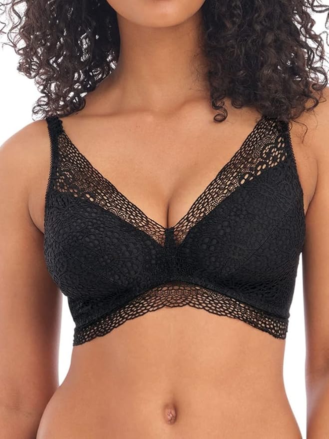 Freya Erin Bralette - White, Black
