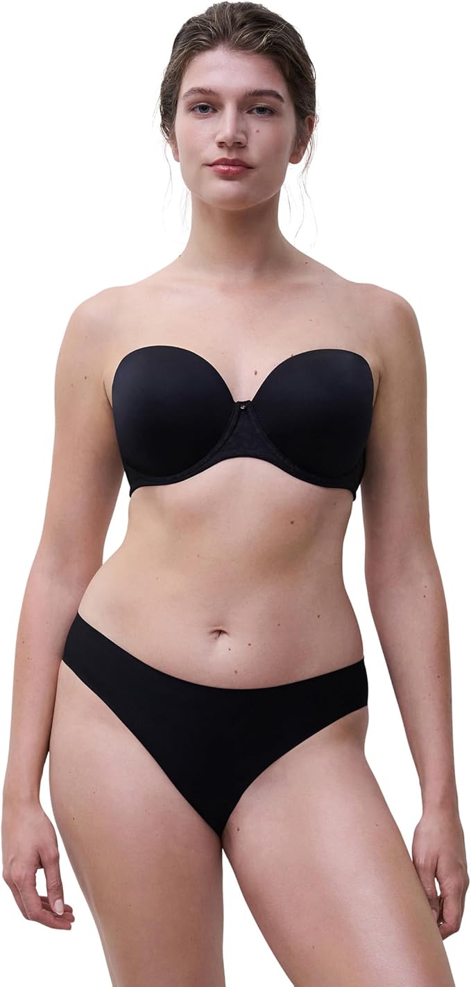 Chantelle Comfort Chic Full Bust Strapless Bra - Black