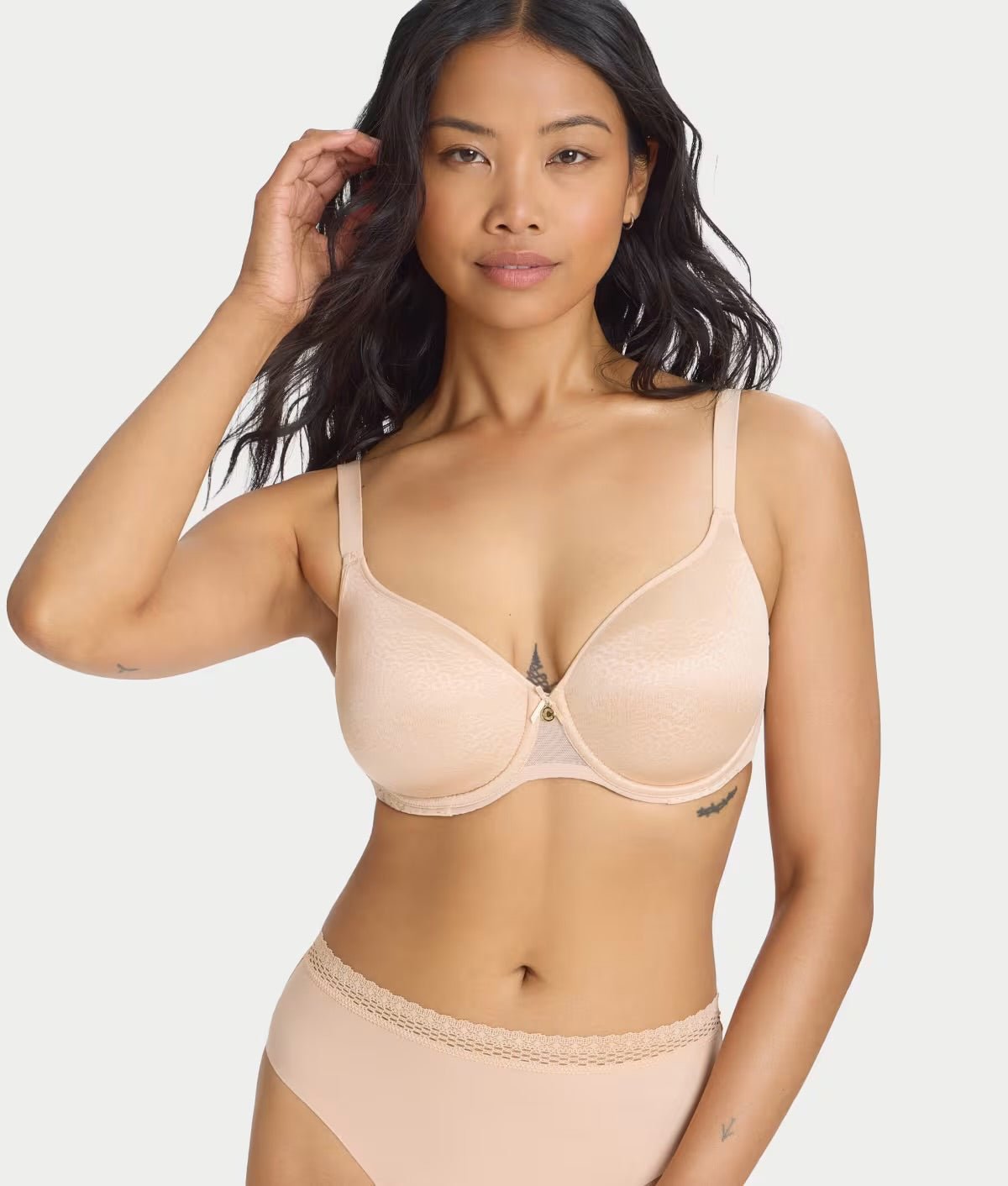 Chantelle Norah Full Coverage Spacer T-Shirt Bra - Nude Blush