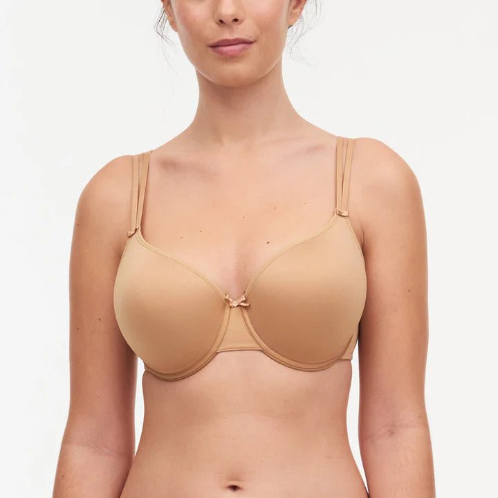 Chantelle Basic Invisible Smooth Custom Fit Bra - Toffee