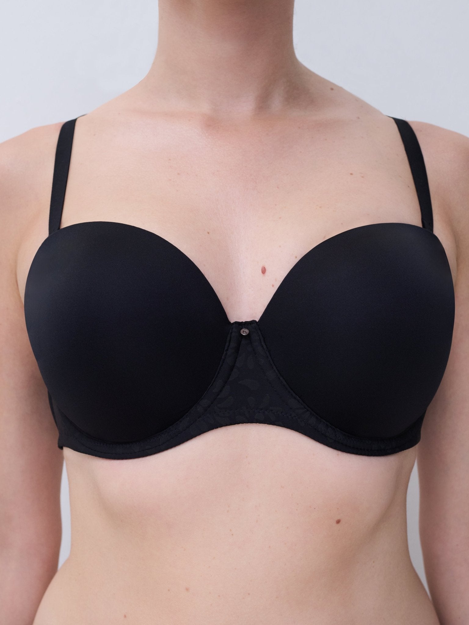 Chantelle Comfort Chic Full Bust Strapless Bra - Black