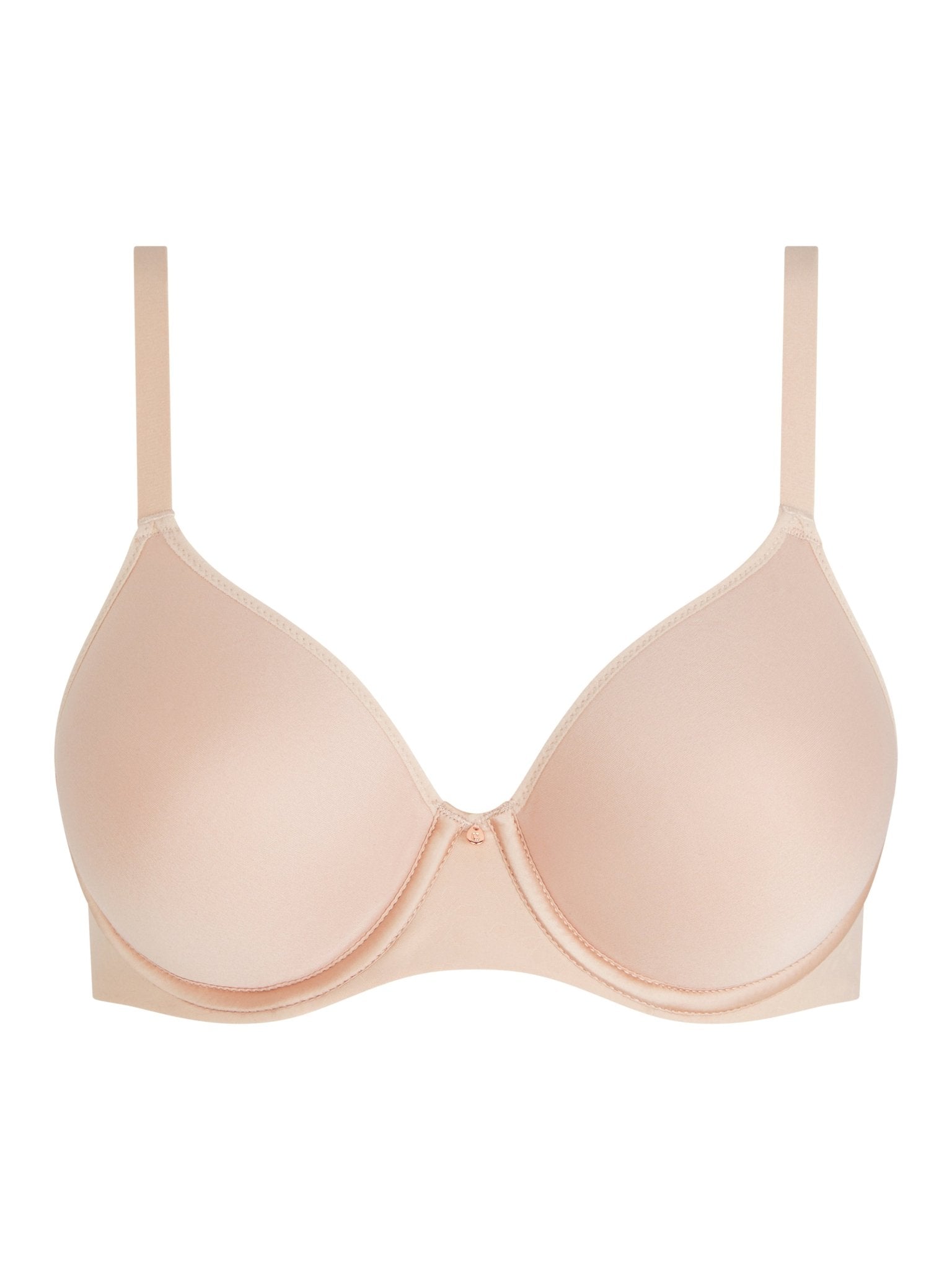 Chantelle Comfort Chic Back Smoothing T-Shirt Bra - Nude Rose