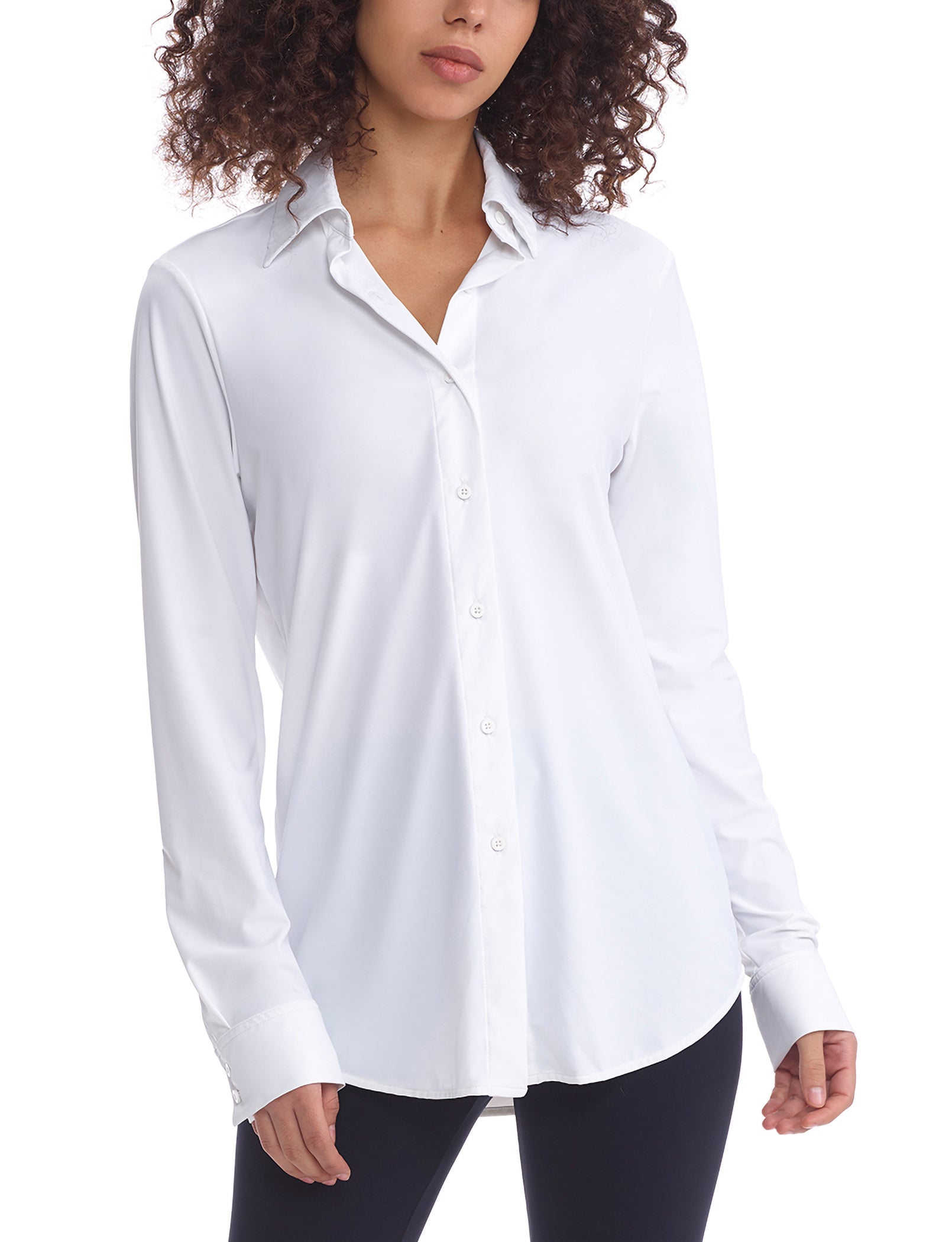 Commando Classic Oversized Button Down-White